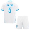 Officiële Voetbalshirt + Korte Broek Olympique de Marseille Balerdi 5 Thuis 2024-25 - Kids